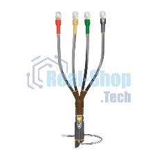 Муфта кабельная концевая внутренней установки 1кВ КВТпН 4х(70-120мм) с болтовыми наконечниками Нева-Транс Комплект 22020035