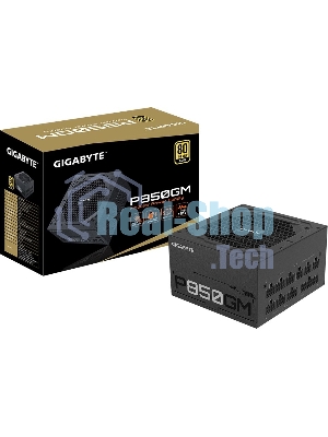 Блок питания Gigabyte GP-P850GM RTL, 850Вт, 80 PLUS Gold, 120мм, модульный, черный