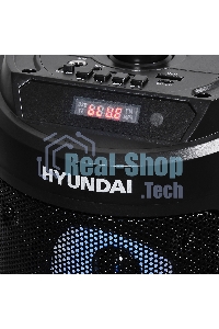 Минисистема Hyundai H-MC150 черный 50Вт/FM/USB/BT/SD/MMC