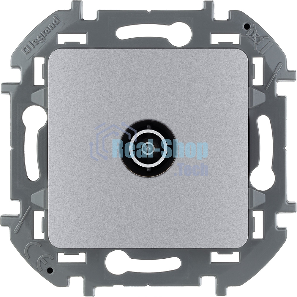 Розетка телевизионная проходная 14 дБ 5-862 мГц алюминий