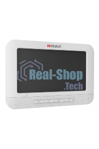 Комплект аналогового видеодомофона HiWatch DS-D100K Антивандальная вызывная панель с камерой разрешением 720 х 576 и ИК-подсветкой до 2м + 7