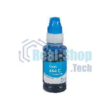 Контейнер с чернилами Sakura C13T66424A (664 C) для Epson, голубой, 6500 к., 70 мл.
