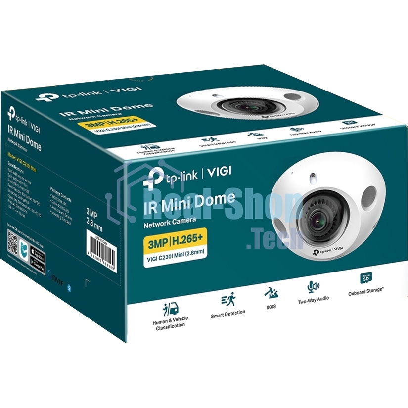 Компактная купольная IP-камера VIGI C230I Mini(2.8мм) 3 Мп