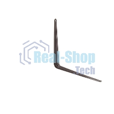 Кронштейн угловой с ребром Сибртех 300 х 350 мм, коричневый