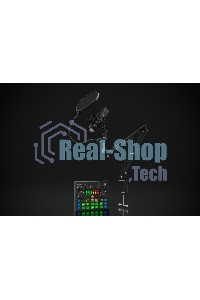 Микрофон проводной Оклик SM-600G 2.5м черный