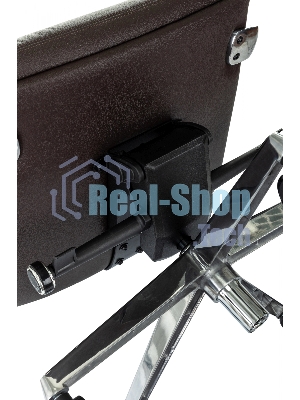 Кресло Бюрократ VEGA коричневый, кожа