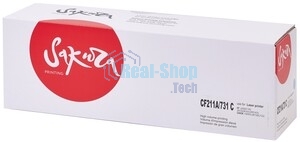 Картридж лазерный Sakura CF211A/731C для HP LJ Pro M251/M276,Canon LBP7100Cn/7110Cw, синий, 1800 к.