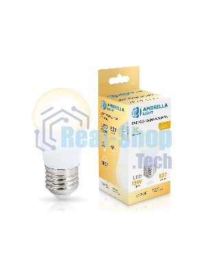 Лампа светодиодная	451303 LED G45 13W IC E27 2700K 175-265V