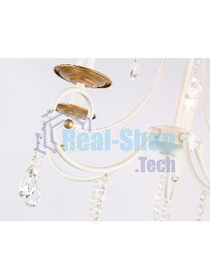 Светильник Ambrella light TR4916/5 WH/GD белый/золото E14/5 max 40W D550*860