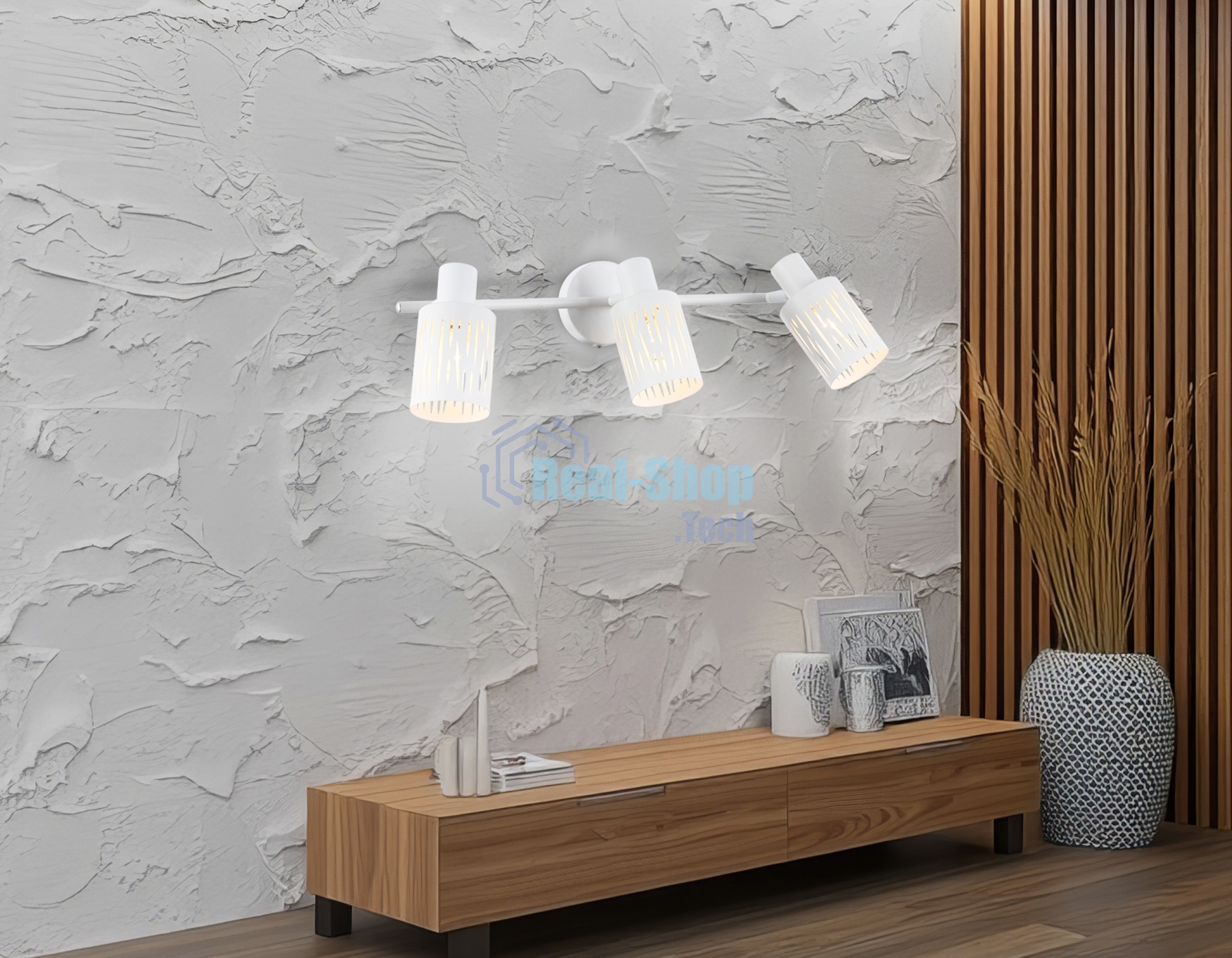 Светильник Ambrella light TR8665/3 WH белый E14/3 max 60W 560*100*190