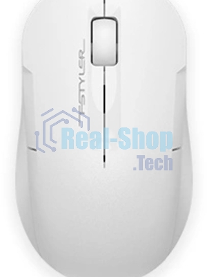 Мышь беспроводная A4Tech Fstyler FG15CS Air2 белый, 1200 dpi, USB Type-A, радиоканал, кнопки - 3