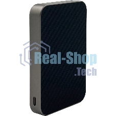 Мобильный аккумулятор Magssory PBN022 10000mAh QC4.0/PD3.0 15W 3A USB-C беспров.зар. титановый