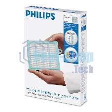 Фильтр для пылесоса Philips FC8038/01 HEPA13, для пылесосов Performer FC915X/FC917X, SilentStar FC93XX, Jewel FC90XX, Marathon FC9205, PowerPro FC876X