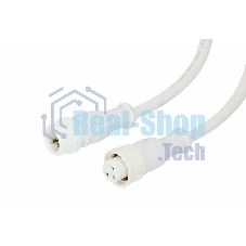 Соединительный кабель Rexant (3pin) герметичный (IP67) 3х0.5мм² белый