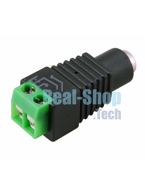 Разъем питания Rexant гнездо 2.1х5.5 с клеммной колодкой