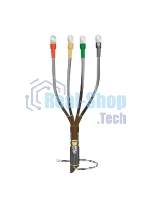 Муфта кабельная концевая внутренней установки 1кВ КВТпН 4х(35-50мм) с болтовыми наконечниками Нева-Транс Комплект 22020034