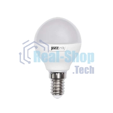 Лампа светодиодная JazzWay PLED-SP-G45 7Вт шар 5000К холод. белый E14 540лм 230В
