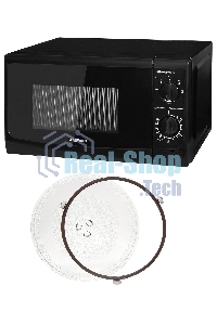Микроволновая печь Starwind SWM5720 черный, 20 л, 700 Вт, переключатели - поворотный механизм