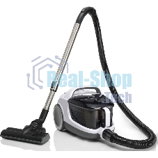 Пылесос Gorenje VC2101GALWCY белый/черный, 300/2100 Вт, уборка сухая, пылесборник контейнер, 3.3 л