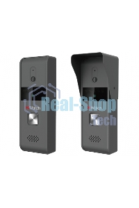 Комплект аналогового видеодомофона HiWatch DS-D100K Антивандальная вызывная панель с камерой разрешением 720 х 576 и ИК-подсветкой до 2м + 7