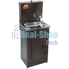 Умывальник дачный, с подогревом, нержавеющая мойка, медь