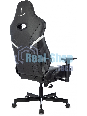 Кресло Knight Thunder 5X черный, экокожа, 120 кг, механизм качания