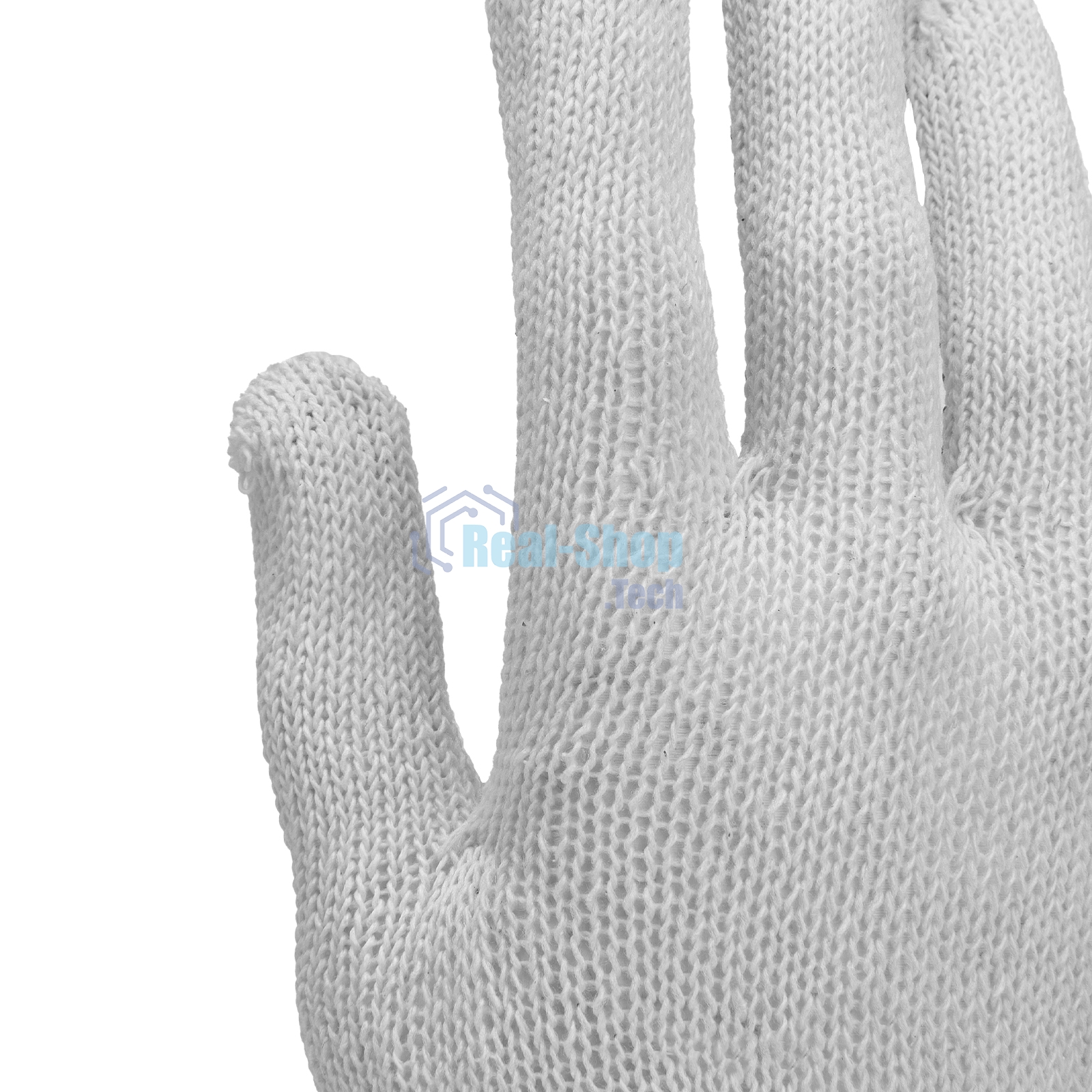 Перчатки трикотажные для ремонтных и строительных работ, с ПВХ точкой, 6 пар. Россия