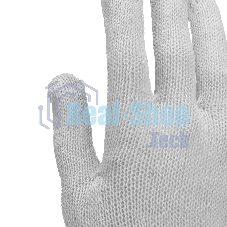 Перчатки трикотажные для ремонтных и строительных работ, с ПВХ точкой, 6 пар. Россия