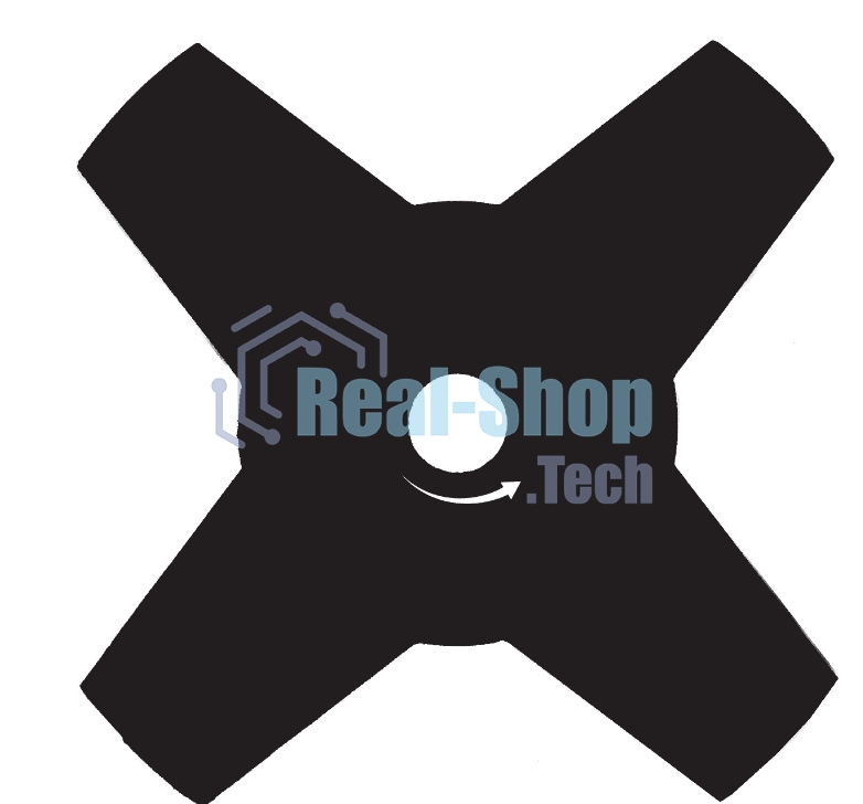 Нож для триммера 230х25,4, 4 лезвия Kronwerk