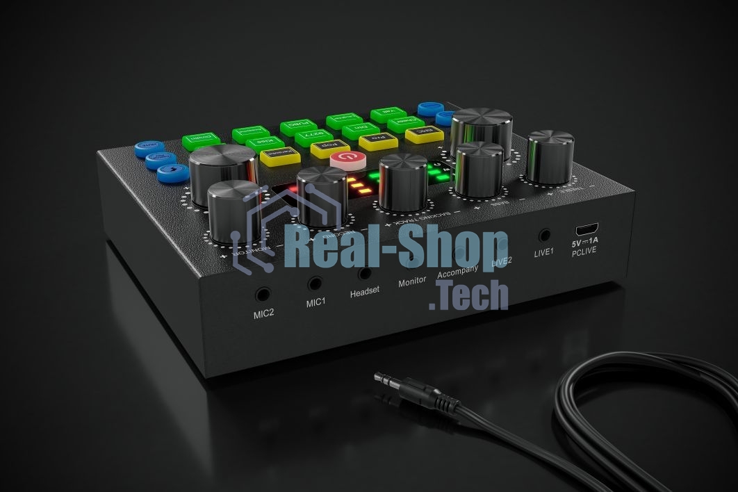 Микрофон проводной Оклик SM-600G 2.5м черный