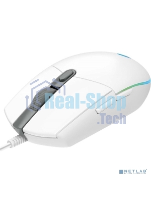 Мышь проводная Logitech G102 LIGHTSYNC белый, 8000 dpi, USB, кнопки - 6