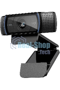 Веб-камера Logitech C920 HD Pro Webcam (Full HD 1080p/30fps, автофокус, угол обзора 78°, стереомикрофон, кабель 1.5м) (арт. 960-000998, M/N: VU0062)