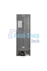 Холодильник Maunfeld MFF185NFSB10 черная нержавеющая сталь двухкамерный инвертор 240/100л морозилка снизу, No Frost