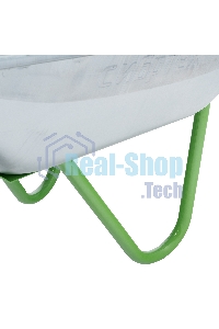 Тачка садовая Сибртех 2-х колесная, грузоподъемность 120 кг, объем 65 л