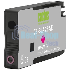 Картридж струйный Cactus CS-3JA28AE 963XL (есть ограничения по прошивке) пурпурный (25.5 мл) для HP OfficeJet Pro 9010/9010e/9012/9014/9015/9016/9019