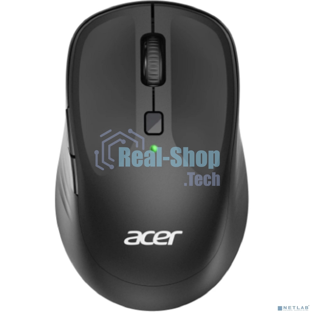Мышь беспроводная Acer OMR300 черный, 1600 dpi, радиоканал, USB, кнопки - 6