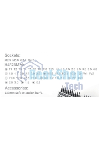 Отвертка с набором бит Jakemy JM-8184