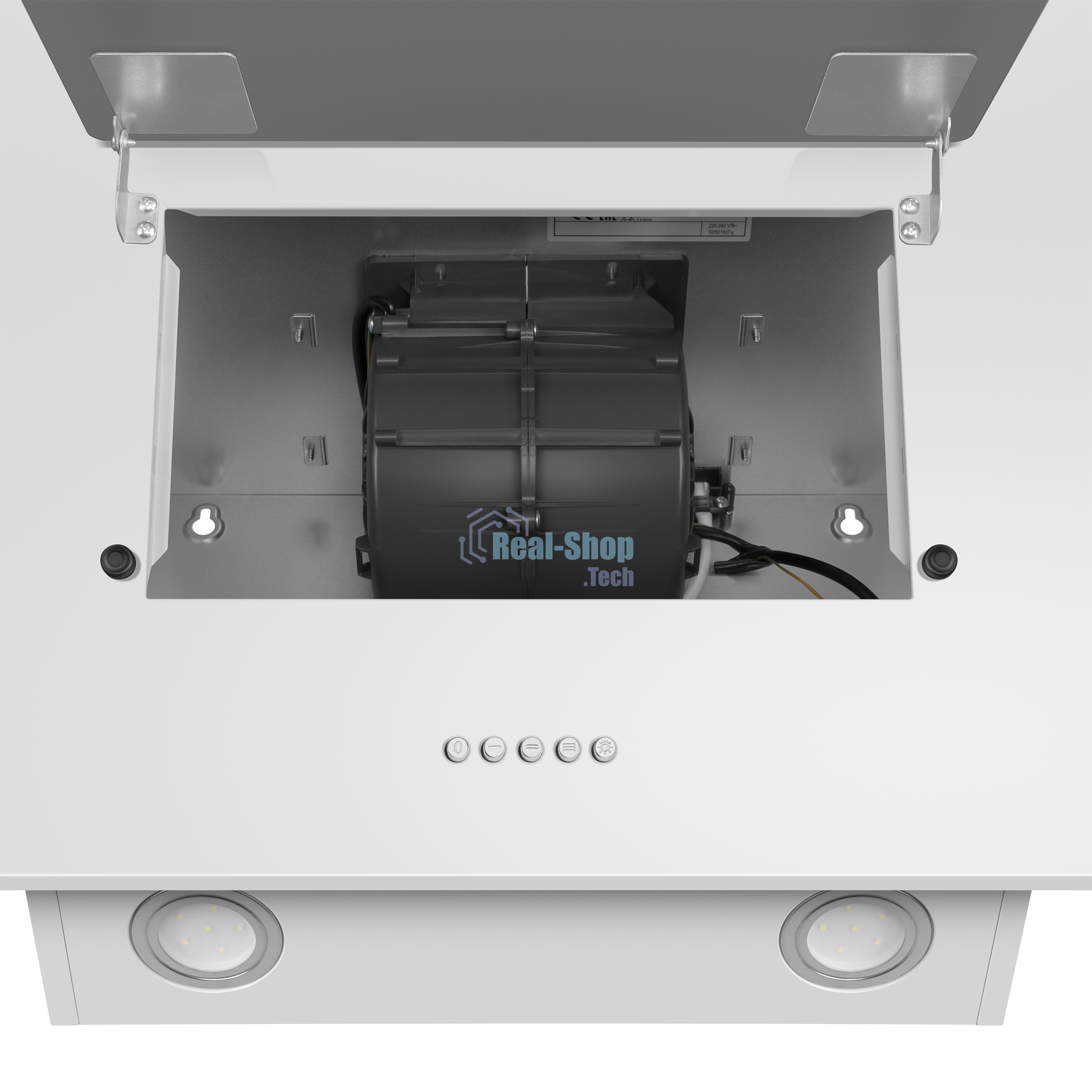 Вытяжка наклонная Maunfeld Tower 60 белый, 60 см, 700 куб. м/ч, 66 дБ