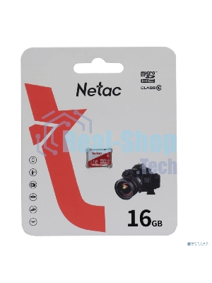 Флеш карта microSDHC 16Gb Netac P500 ECO (50/95 Mb/s, no adapter) (NT02P500ECO-016G-S)
