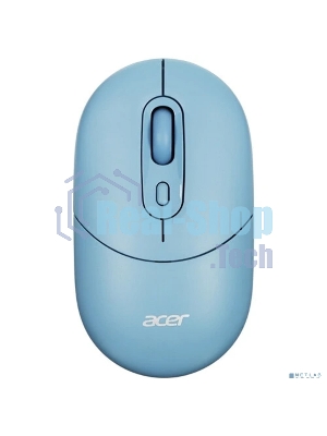 Мышь беспроводная Acer OMR301 синий, 1600 dpi, радиоканал, Bluetooth, USB, кнопки - 4