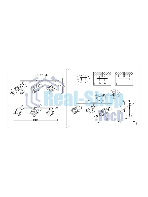 Светильник Ambrella light TR8665/3 WH белый E14/3 max 60W 560*100*190
