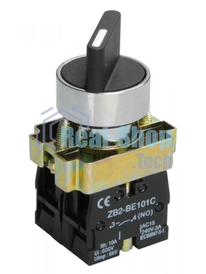 Переключатель LAY5-BD25 на 2 полож. черный I-O станд. ручка IEK BSW60-BD-2-K02