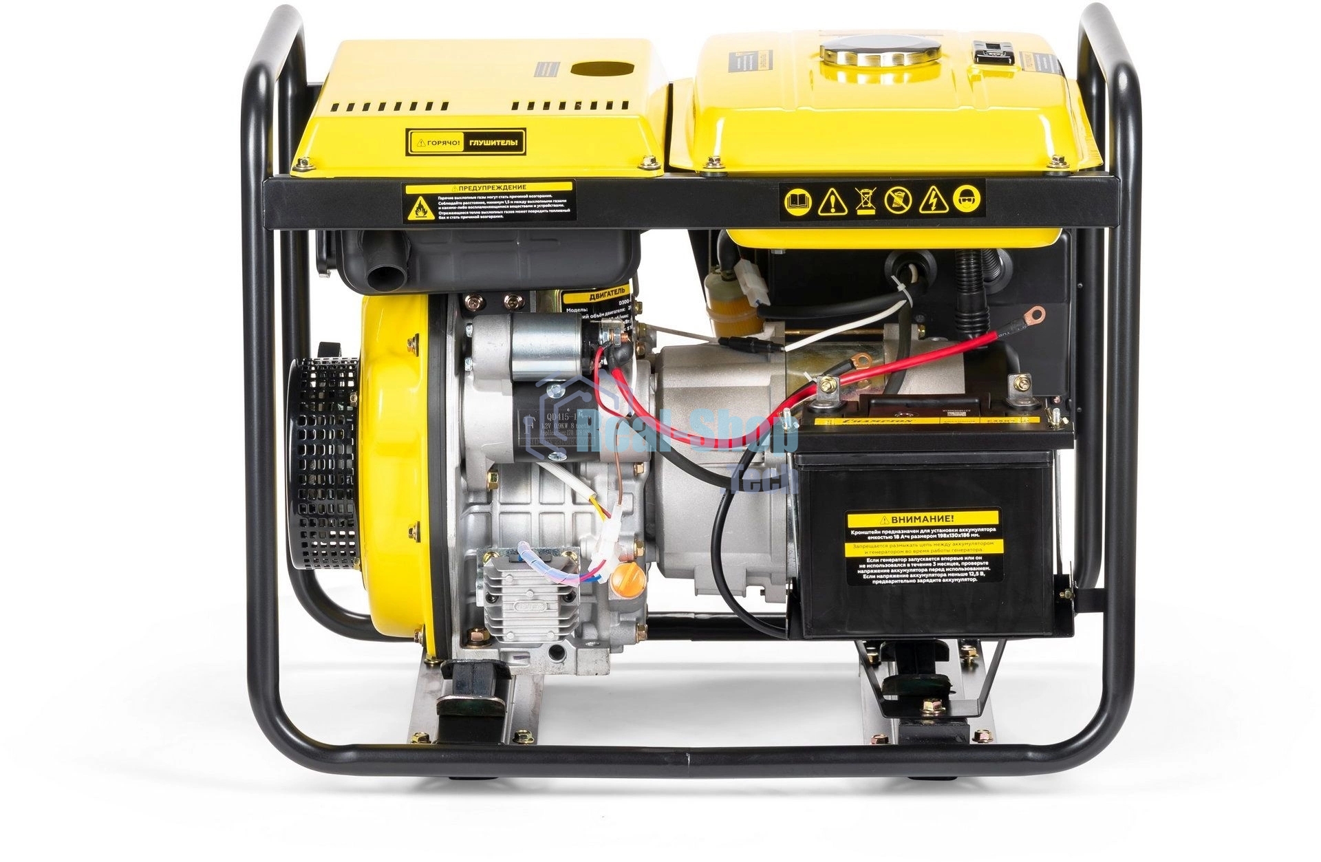 Электрогенератор дизельный Champion DG3601E, 3 кВт, 80 дБ, 80 кг
