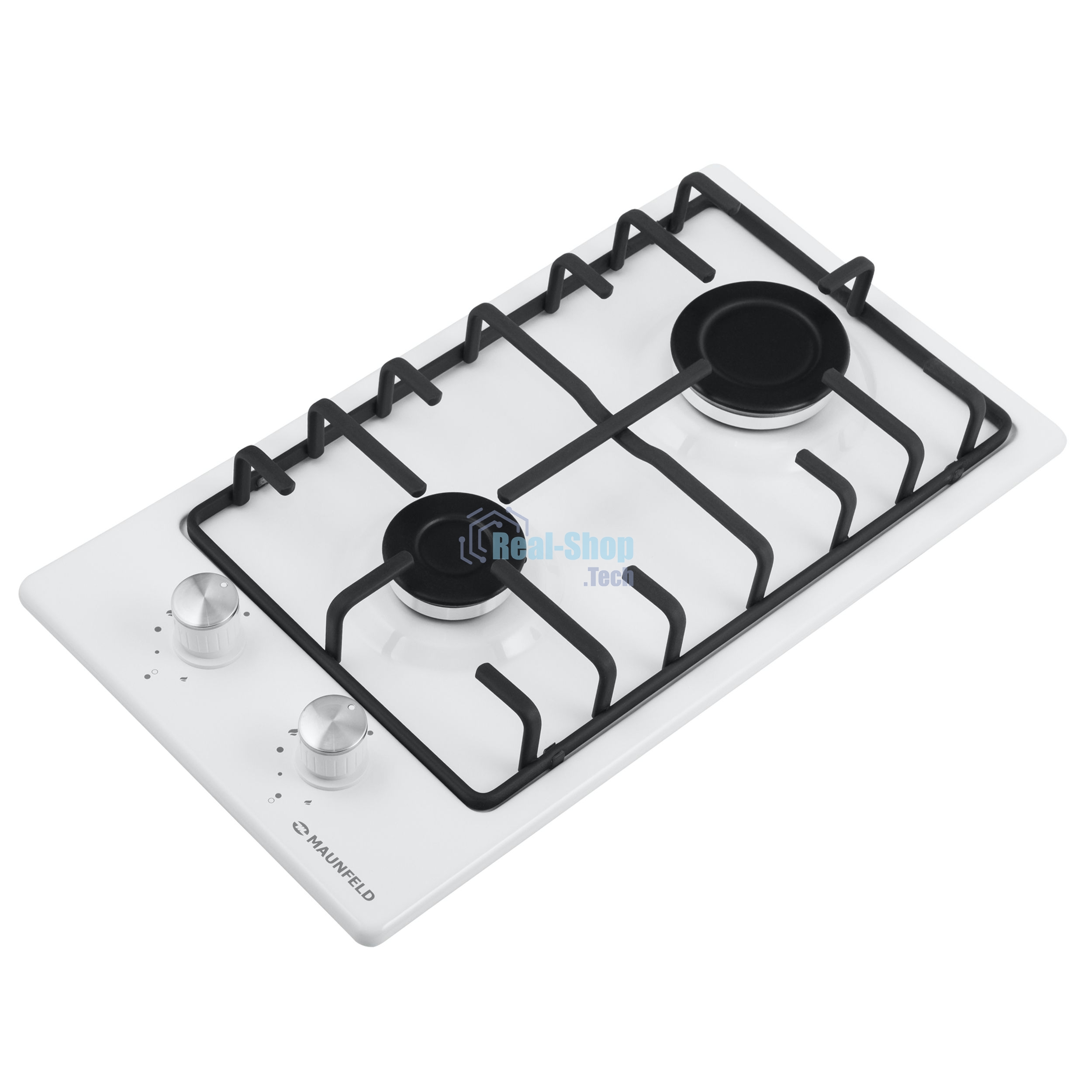 Газовая варочная панель Maunfeld EGHE.32.3EW/G Домино, • Тип: газовая 30см • Тип установки: независимая • Управление: фронтальное, переключатели поворотные • Нагревательный элемент: конфорка, 2шт • Мощность конфорок, Вт: 2600, 1700 • Материал исполнения: 