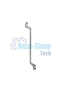 Ключ накидной коленчатый Rexant 19х22 мм, хром