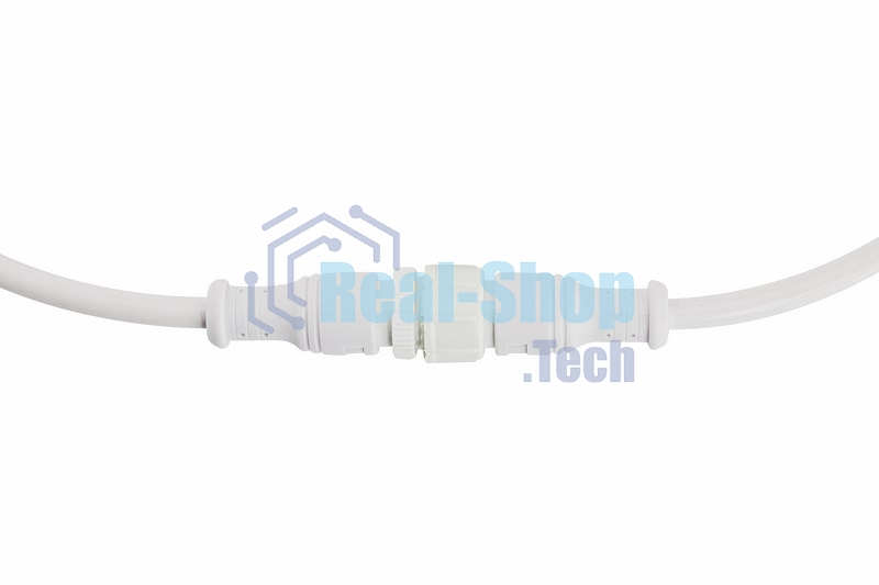 Соединительный кабель Rexant (3pin) герметичный (IP67) 3х0.5мм² белый