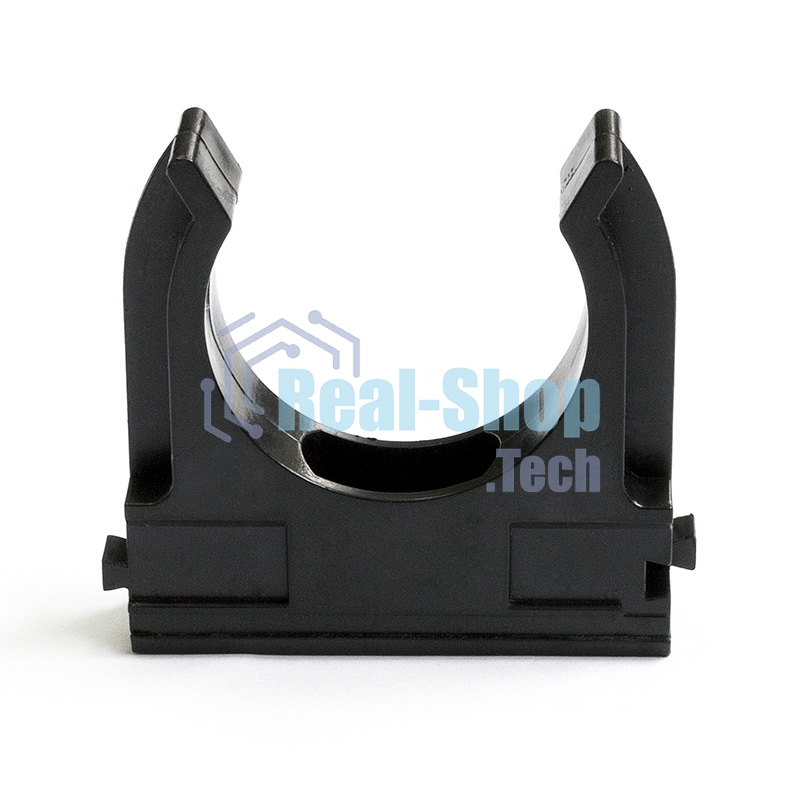 Крепеж-клипса Rexant для трубы ø 20 мм, черная (100 шт./уп.)