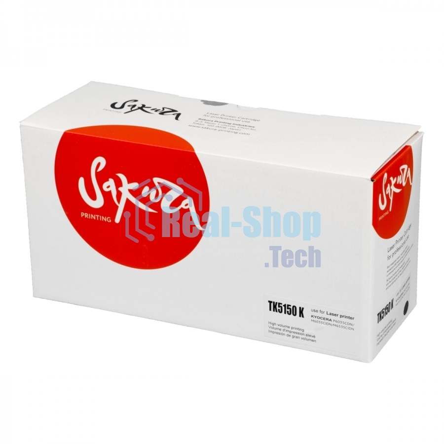 Картридж Sakura TK5150K для Kyocera Mita ECOSYS P6035cdn/M6035cidn/M6535cidn, черный, 12 000 к.