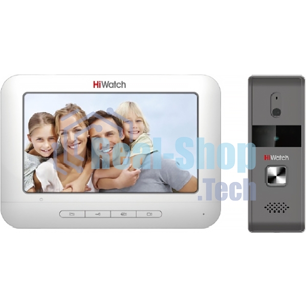 Видеодомофон Hikvision DS-D100KF белый