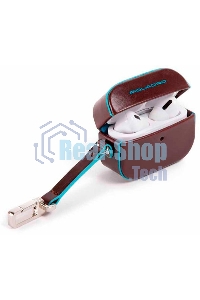 Чехол для наушников Piquadro Blue Square AC5308B2/MO коричневый натур.кожа